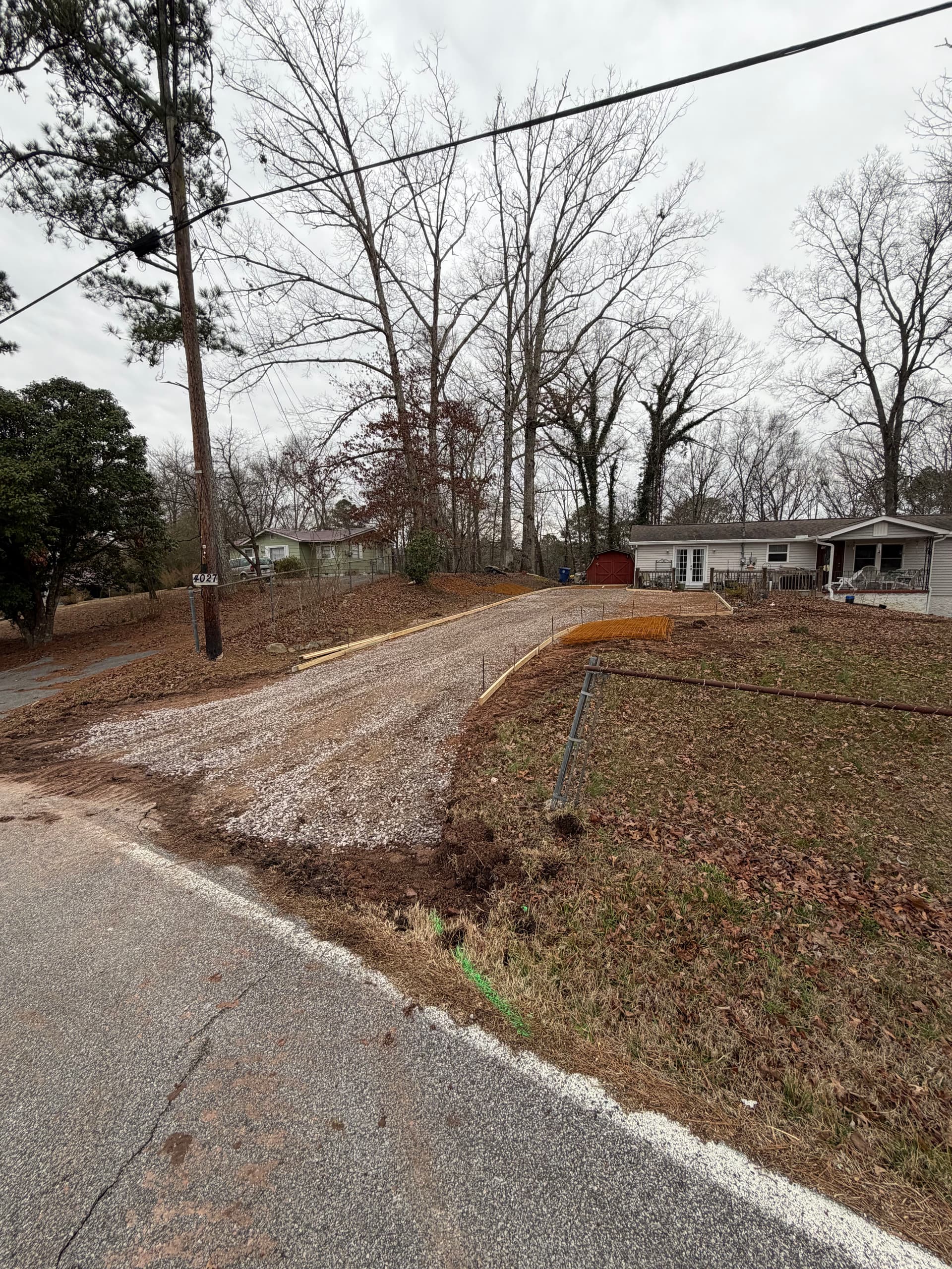 Gallery photos for New Concrete Driveway Adds Safety in Collegedale TN: Image #1