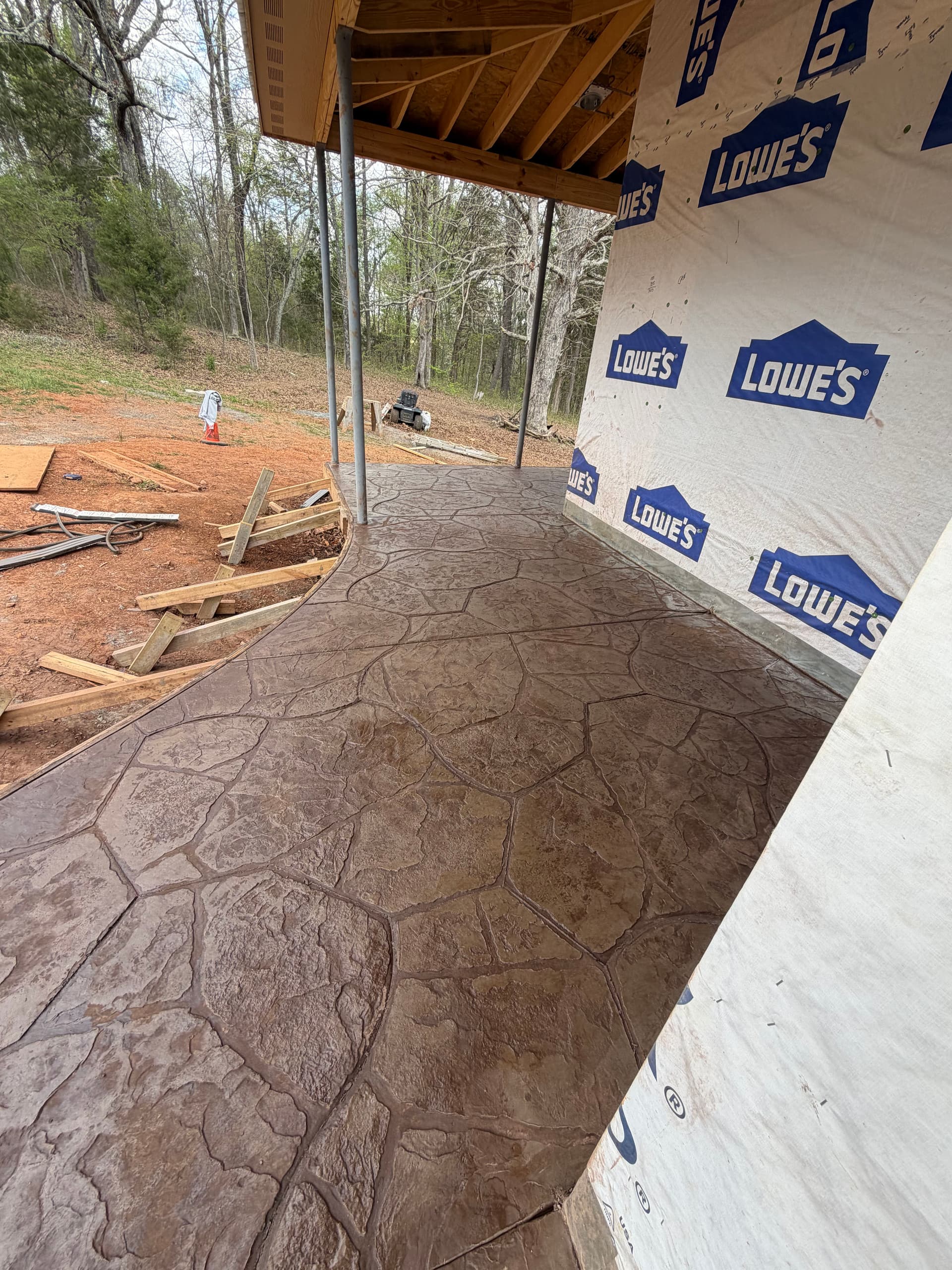 Stamped Concrete Patio in Decatur TN image