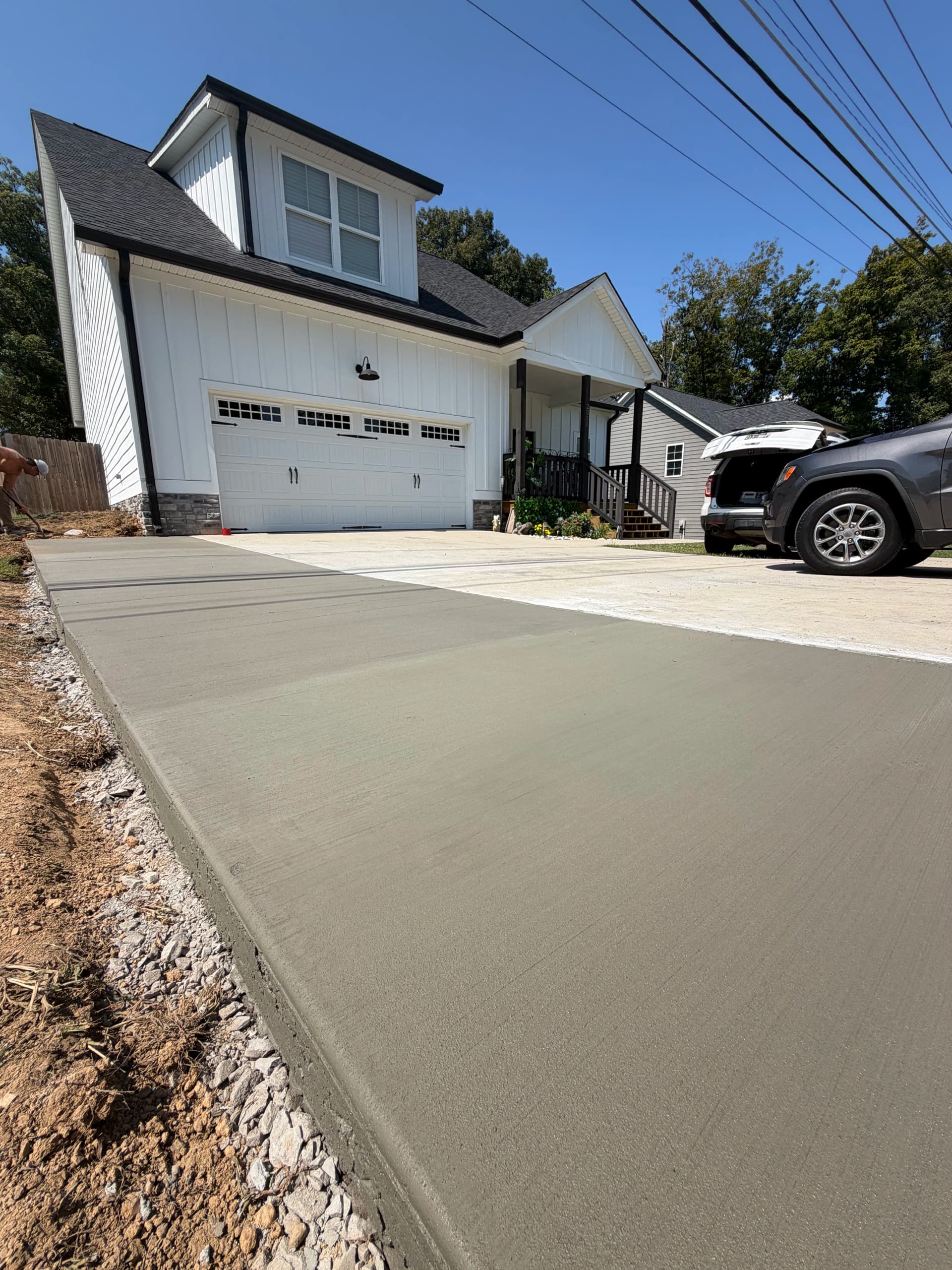 Gallery photos for Driveway Extension with Clean Broom Finish in Cleveland TN: Image #2