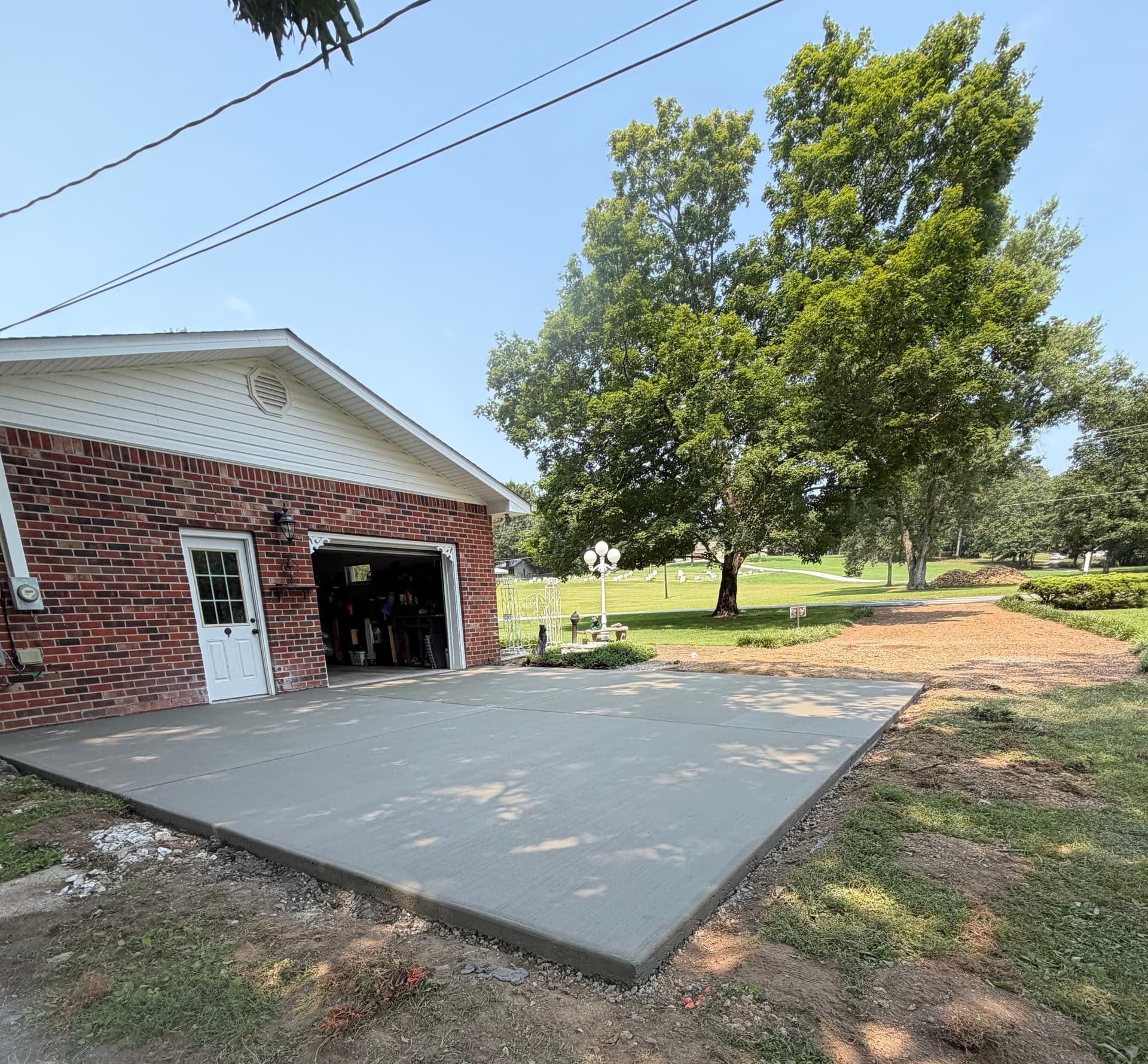 Gallery photos for 24x24 Concrete Parking Pad Replacement in Birchwood TN: Image #5