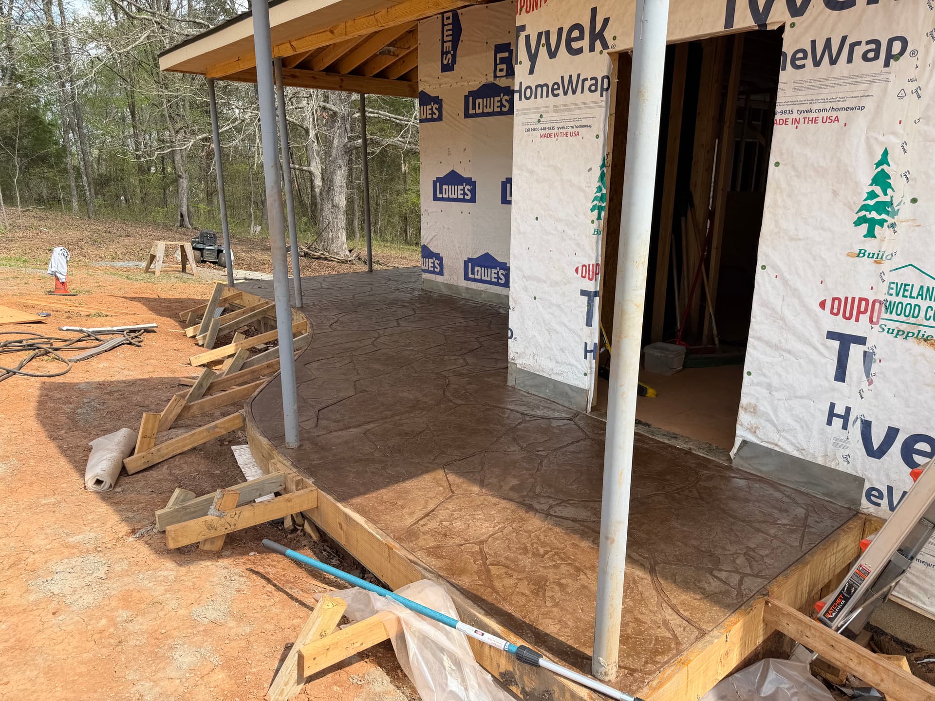 Gallery photos for Stamped Concrete Patio in Decatur TN: Image #3