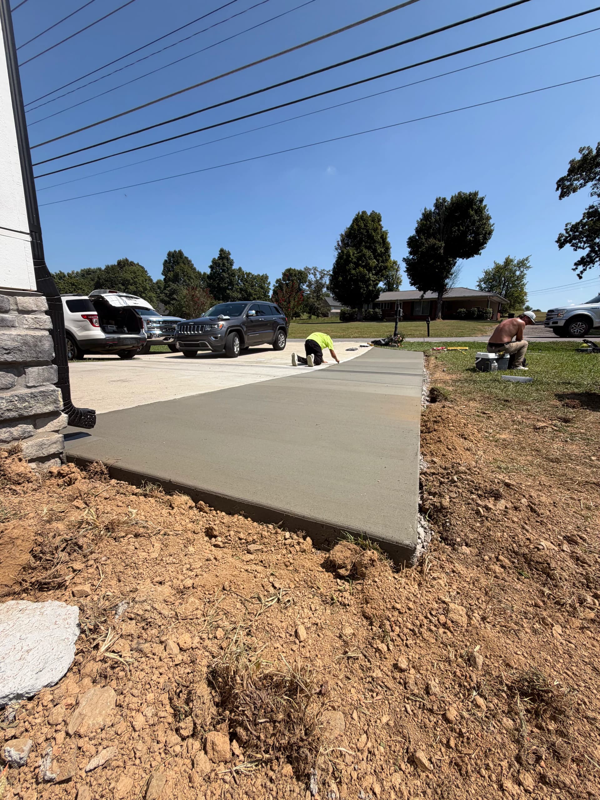 Driveway Extension with Clean Broom Finish in Cleveland TN image