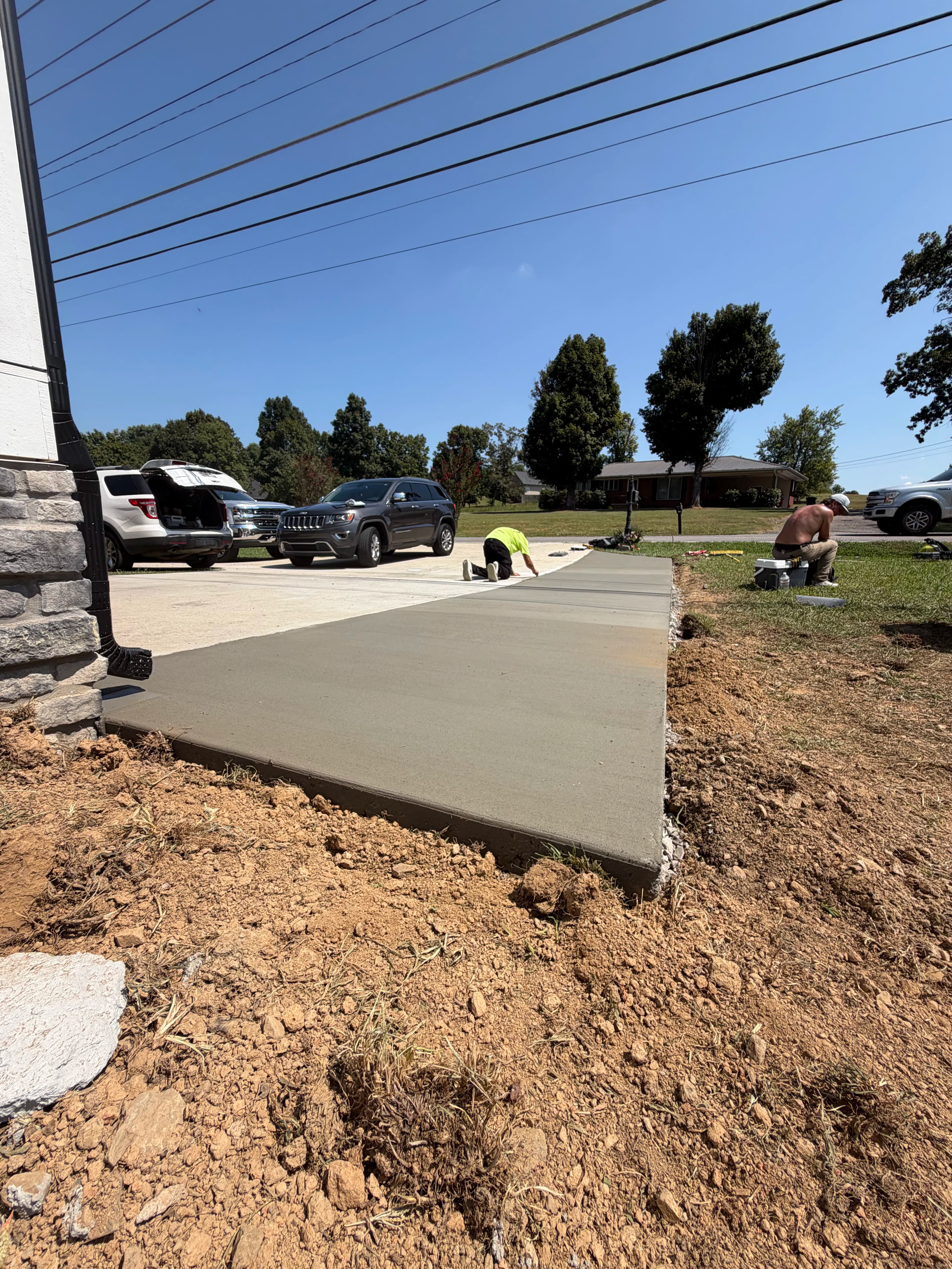 Project Driveway Extension with Clean Broom Finish in Cleveland TN image