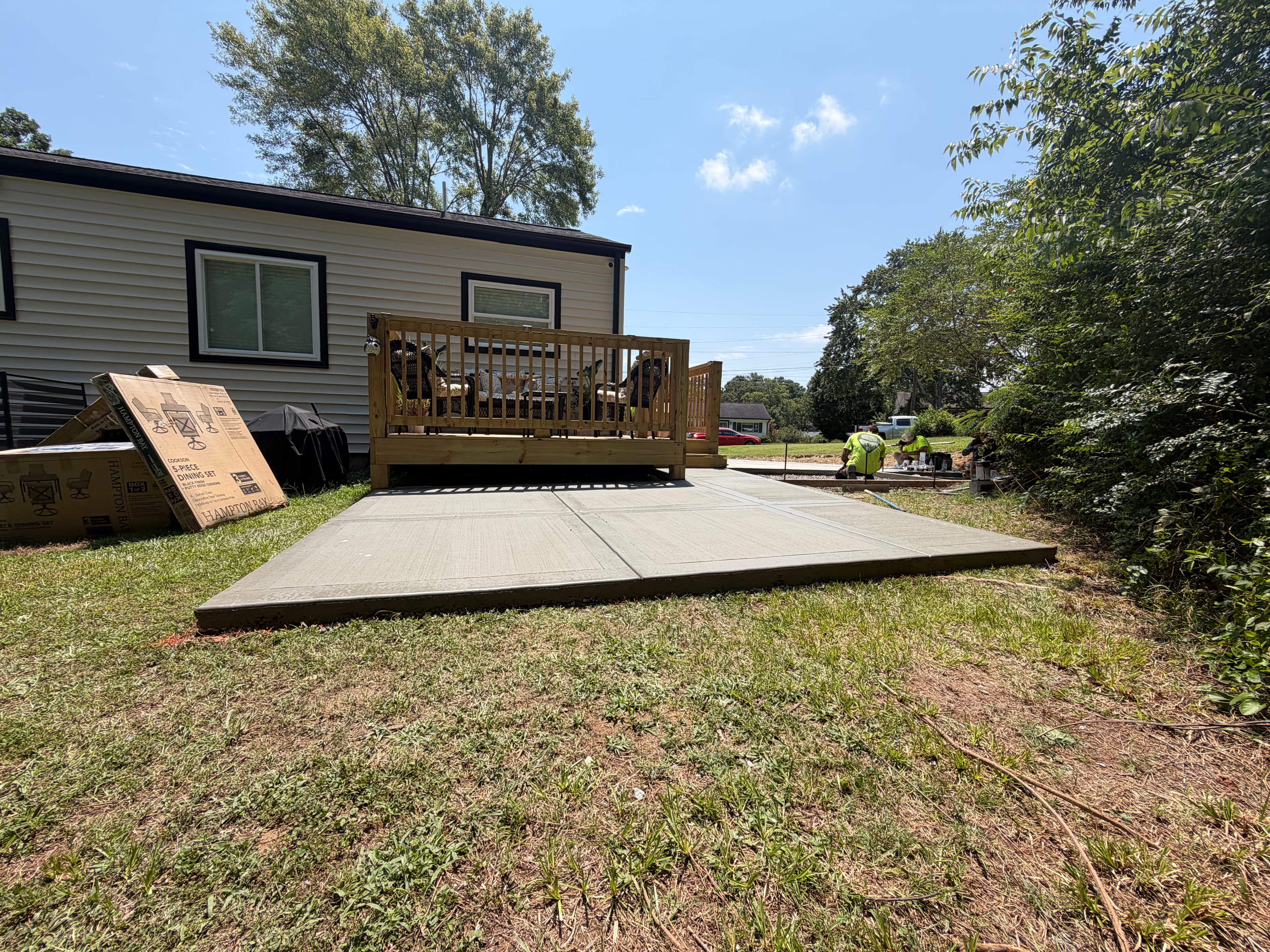 Project 10x12 Concrete Patio with Picture Frame Finish in Hixson image