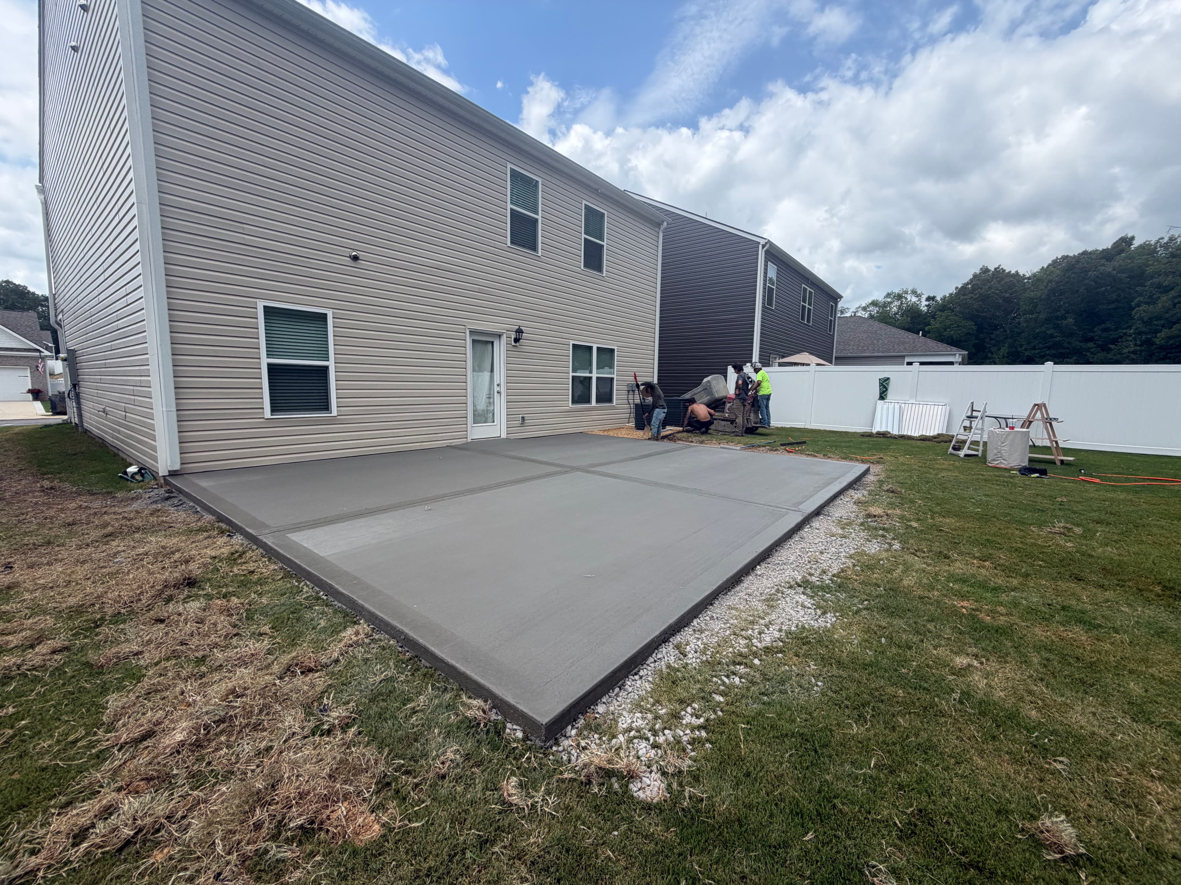 Project 20x25 Concrete Patio Built for Accessibility and Real Life image