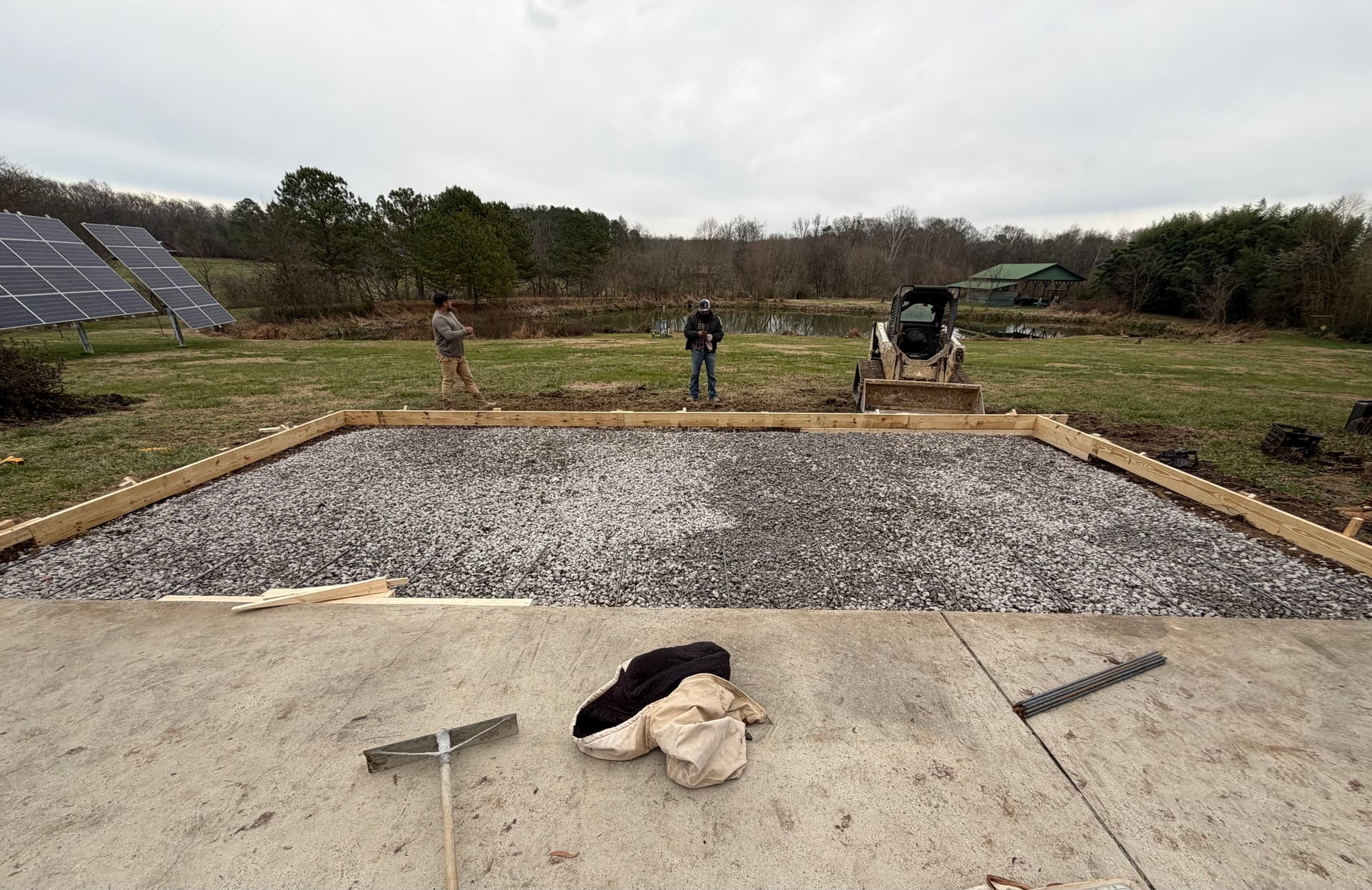 Gallery photos for Cleveland TN Backyard Enhanced with New Concrete Pad: Image #2